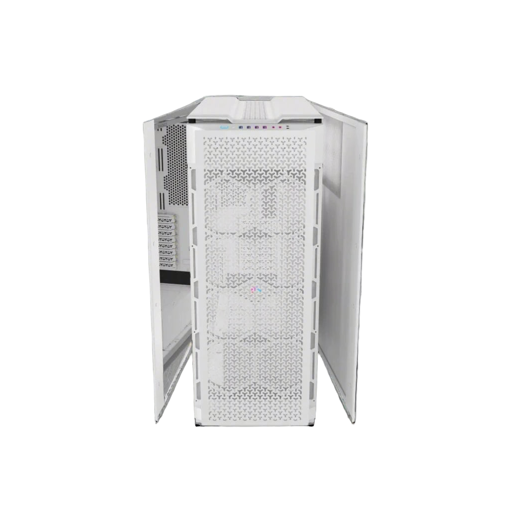 Case with a white background