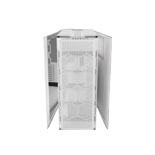 Case with a white background