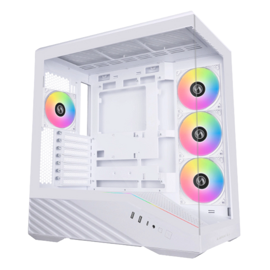 Case with a white background