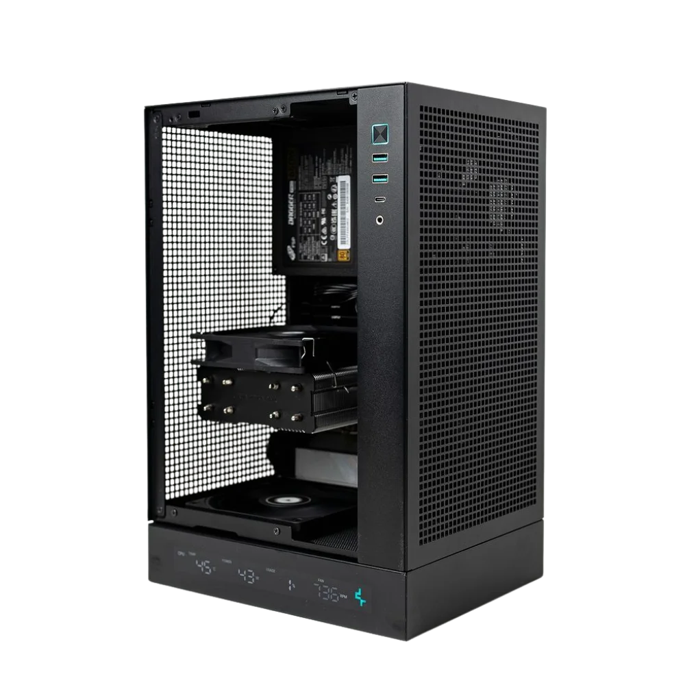 Case with a white background