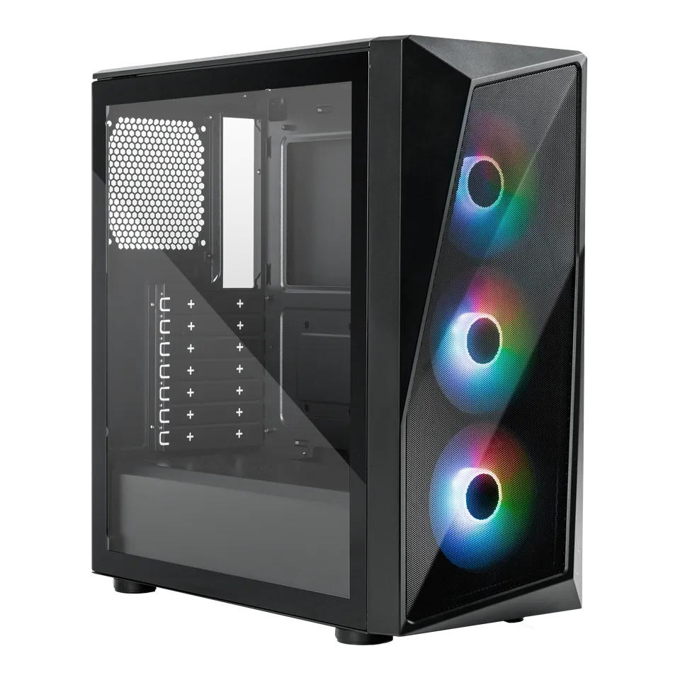 Case with a white background