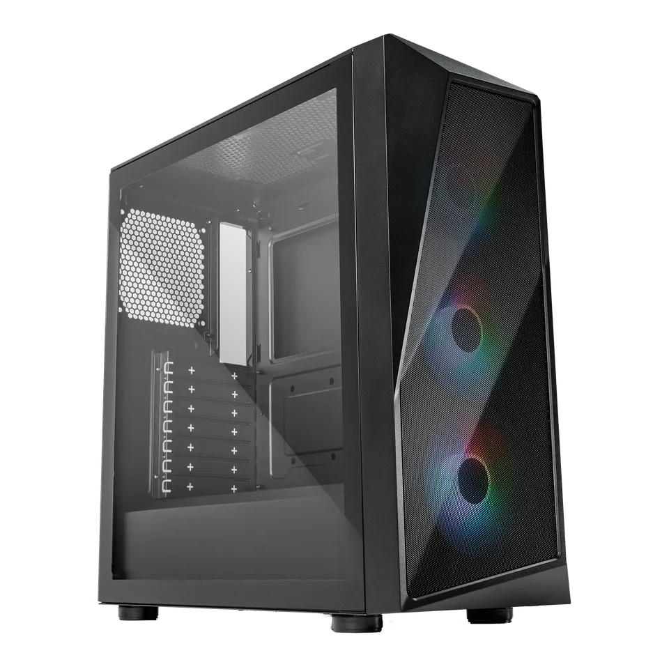 Case with a white background