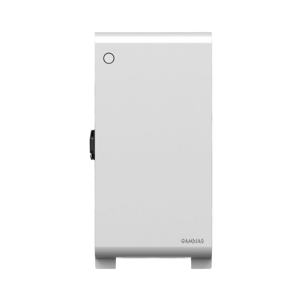 Case with a white background