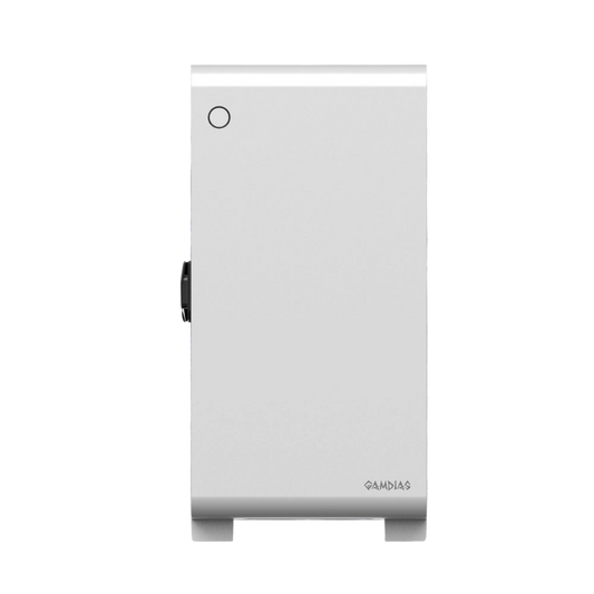 Case with a white background