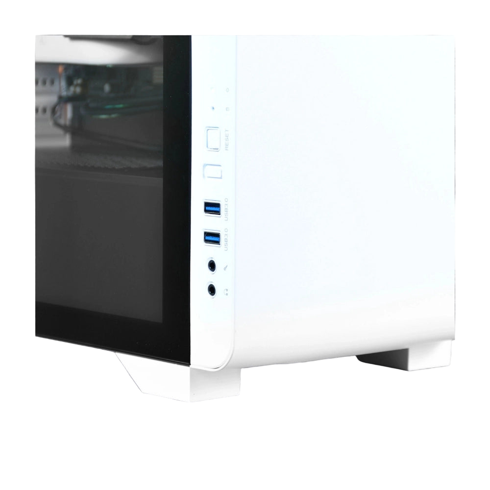 Case with a white background