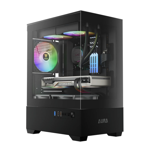 Case with a white background