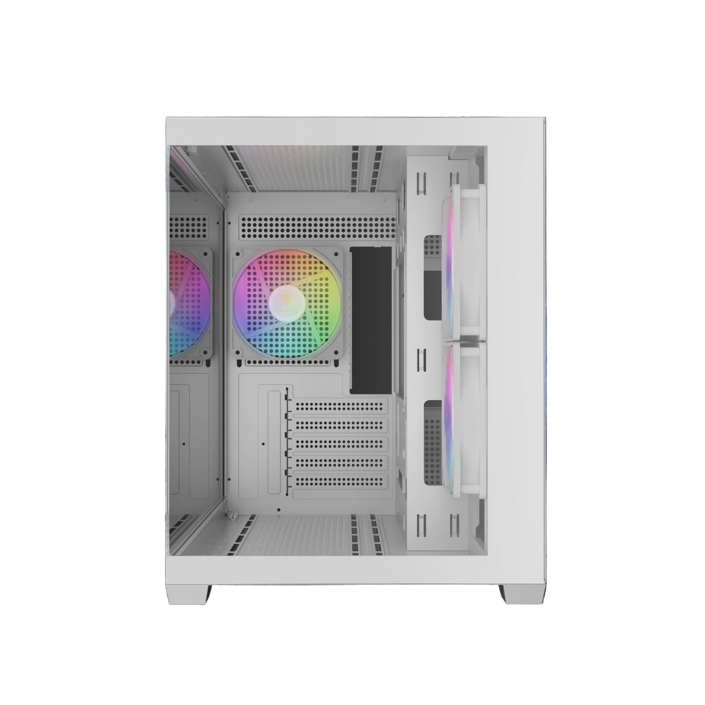 Case with a white background
