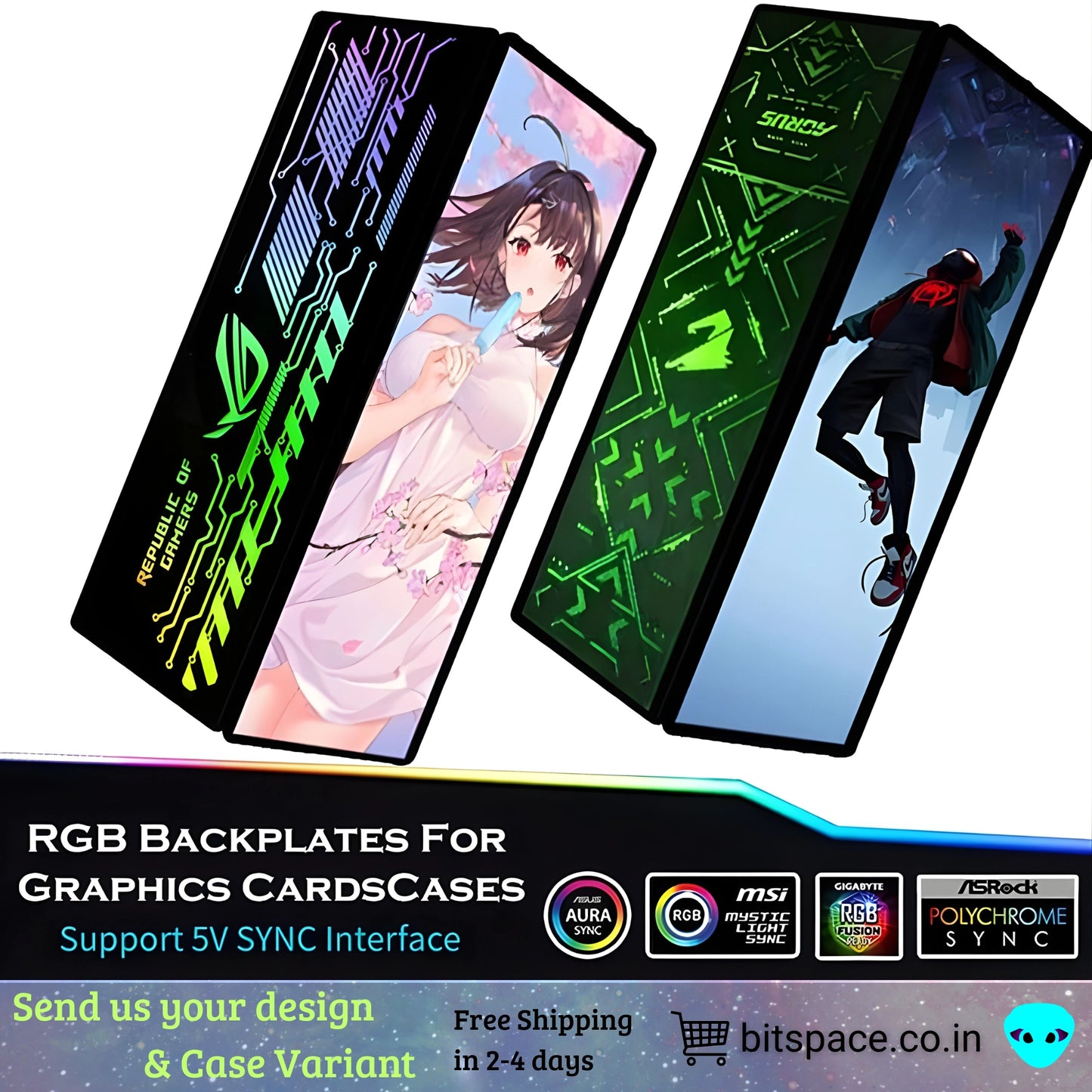 RGB Backplates for Cabinet / Cases