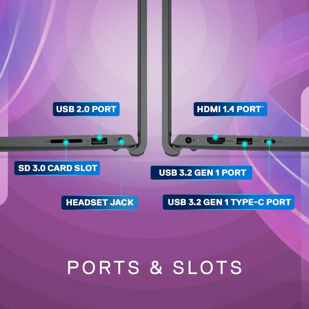 Dell AMD Ryzen 3 7K Series Home & Office Laptop with 1TB SSD | 8GB RAM