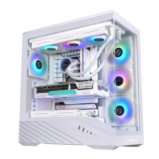 Case with a white background