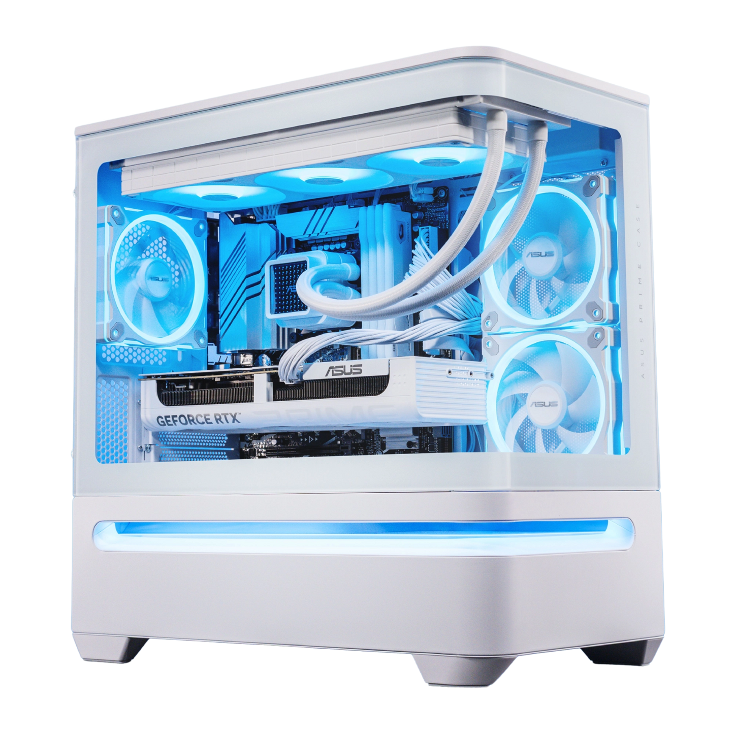 Case with a white background