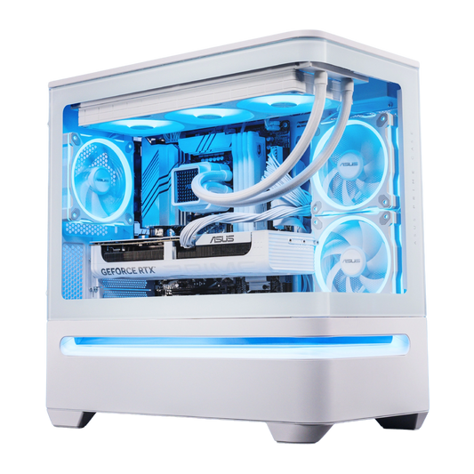 Case with a white background