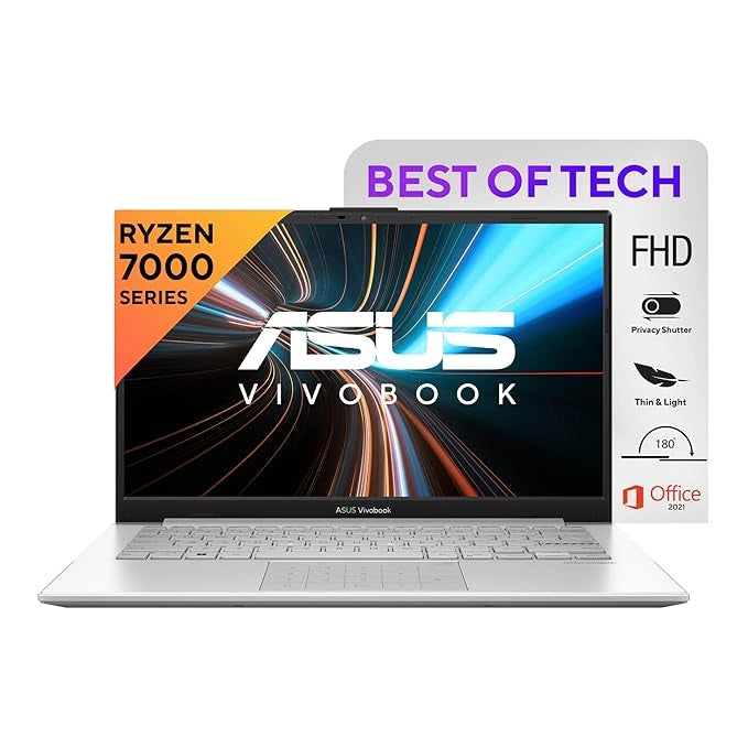 Asus AMD Ryzen 5 7K Series Home & Office Laptop with 1TB SSD | 8GB RAM