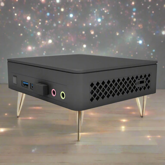 The phrase 'good things come in small packages' has never been truer. Lyra takes a compact but solid approach to fulfilling your needs. This tiny machine can play 4K videos and do everyday home and office tasks. Light machine for light use.