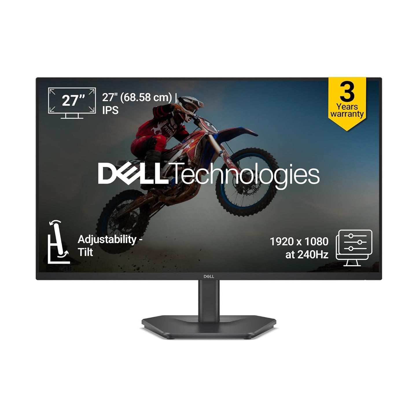 डेल 24-इंच 100Hz FHD मॉनिटर