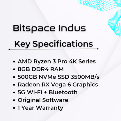Indus (AMD Ryzen 3 Pro, 4K Series)